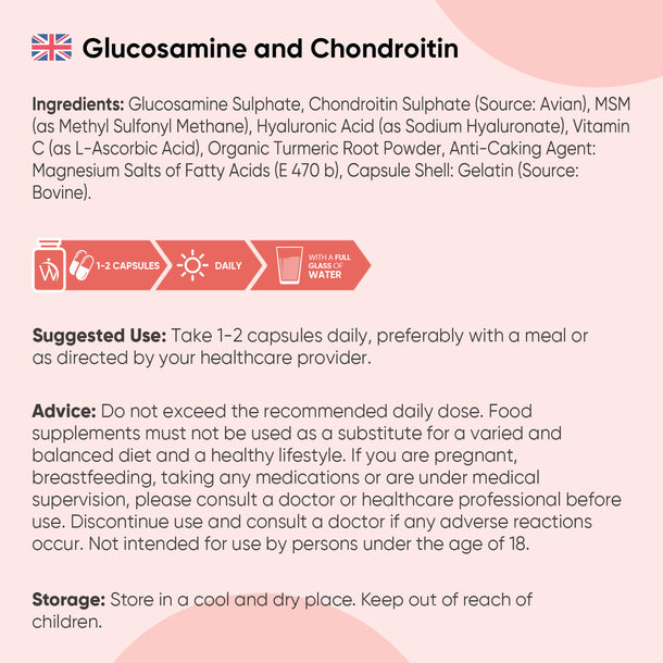 Glucosamine, Chondroitin and MSM Capsules