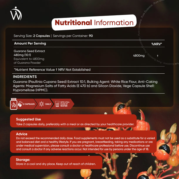Pure Guarana Capsules