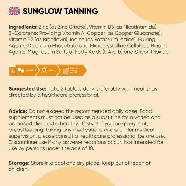 Sunglow Tanning Tablets