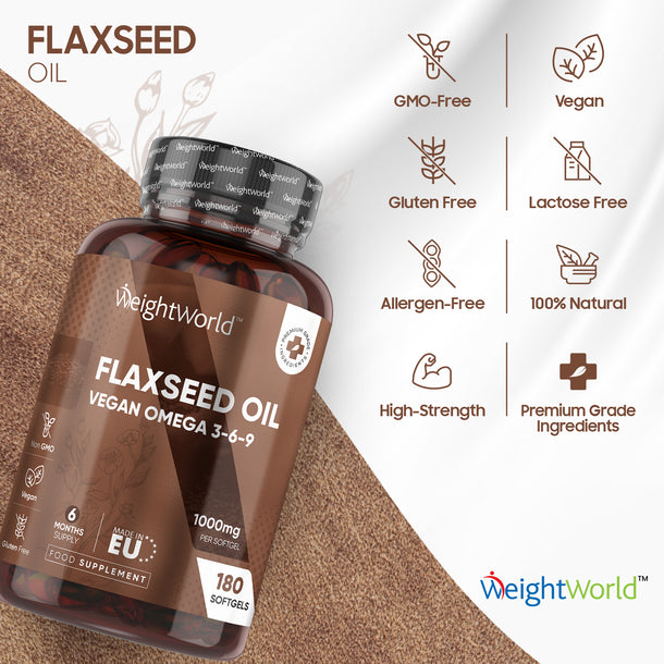 Flaxseed Oil Softgel Capsules