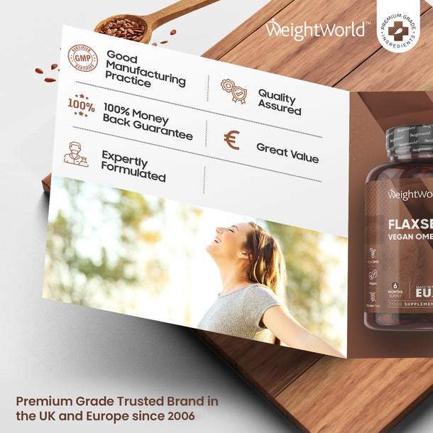 Flaxseed Oil Softgel Capsules