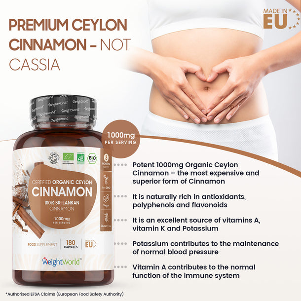 Organic Cinnamon Capsules