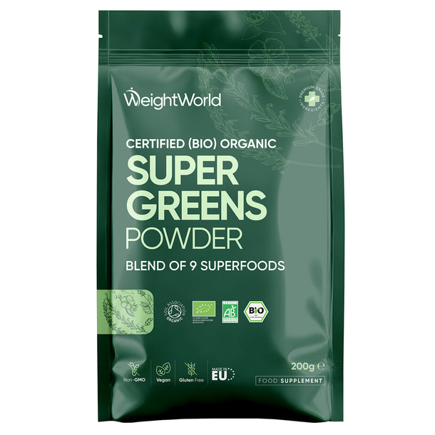 Organic Supergreens Powder With 9 Superfoods