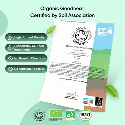 Organic Supergreens Powder With 9 Superfoods