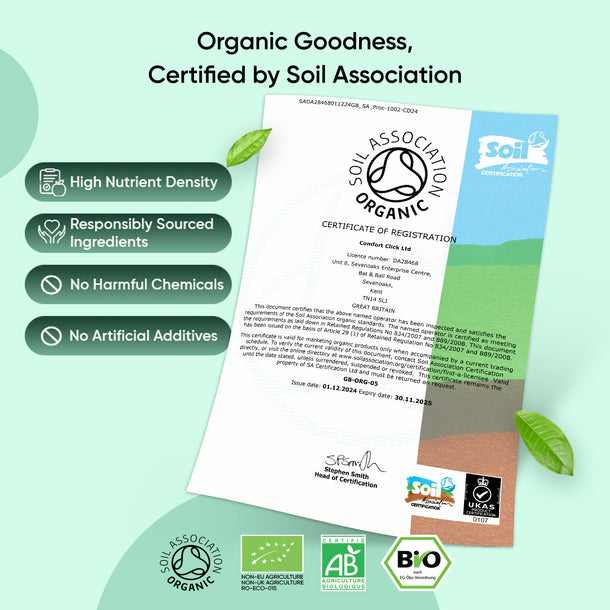 Organic Supergreens Powder With 9 Superfoods