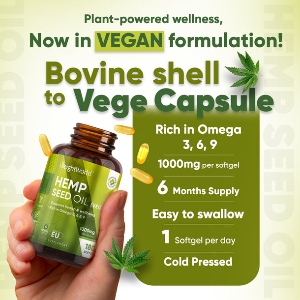 Hemp Seed Oil Softgels