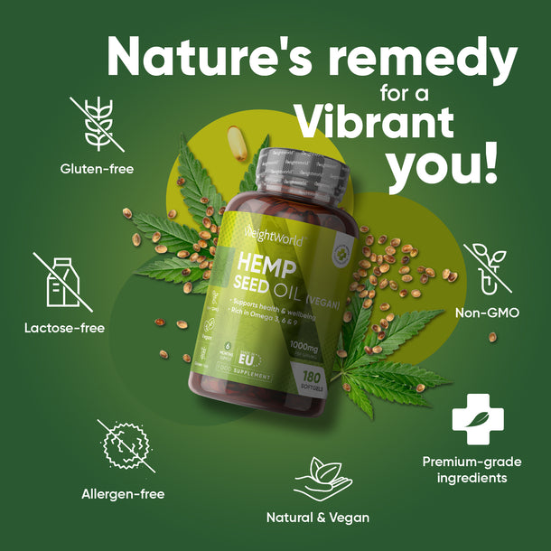 Hemp Seed Oil Softgels