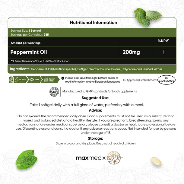 Peppermint Oil Softgels