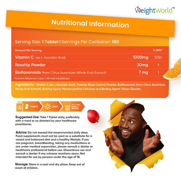 Vitamin C with Rosehip And Bioflavonoids