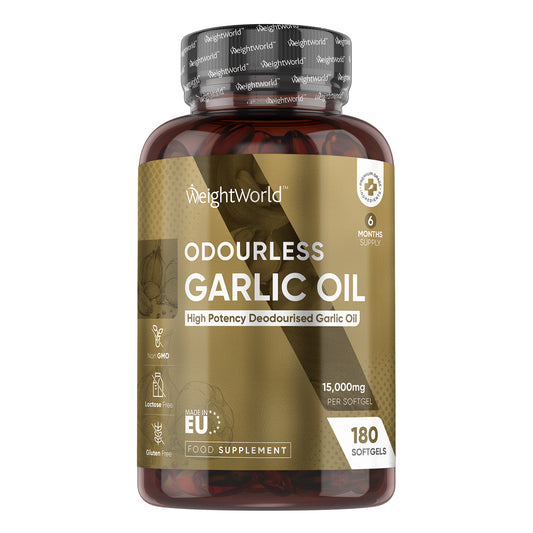 Odourless Garlic Oil Softgel Capsules