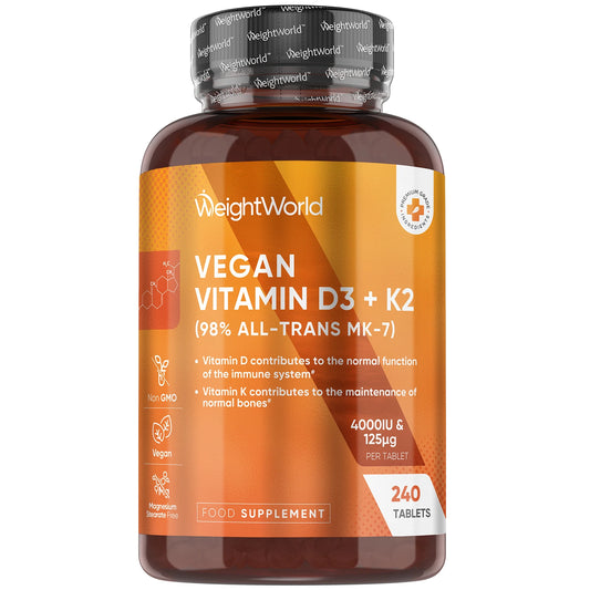 Vitamin D3 and K2 (MK7) Tablets