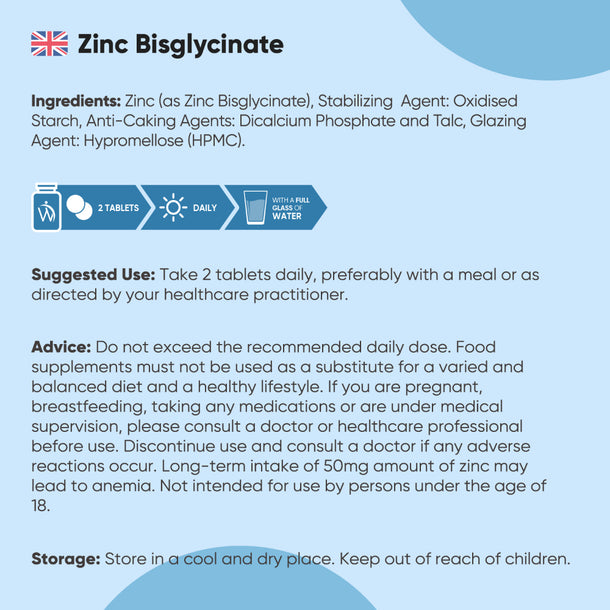 Zinc Bisglycinate Tablets