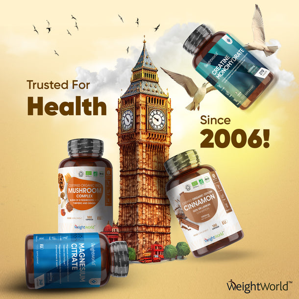 Organic Ashwagandha with Black Pepper Capsules