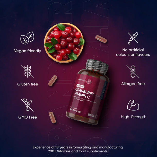 Cranberry With Vitamin C Capsules