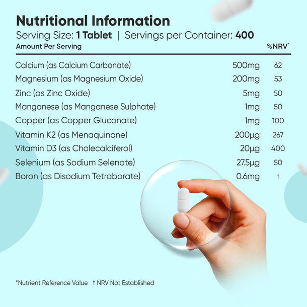 Calcium, Magnesium & Zinc With Vitamin D3