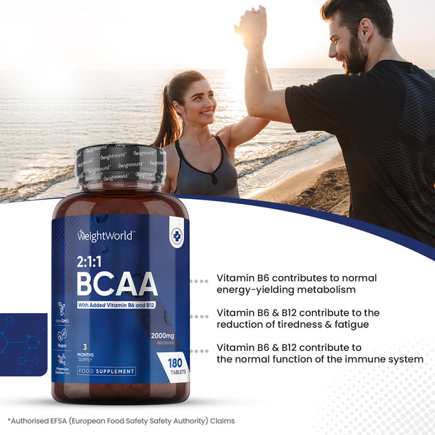 BCAA with B6 & B12 Tablets