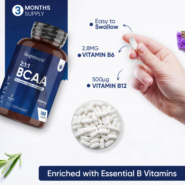BCAA with B6 & B12 Tablets