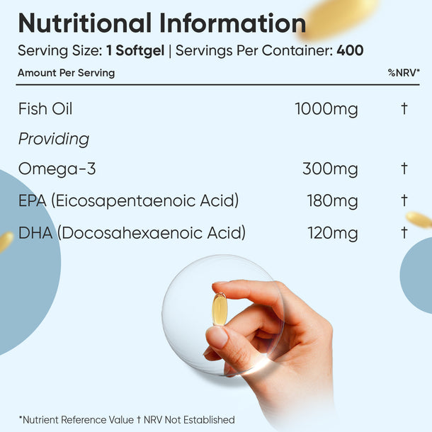 Omega-3 Fish Oil Softgels