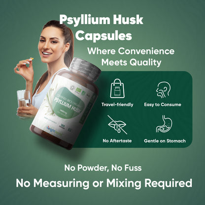 Organic Psyllium Husk Capsules