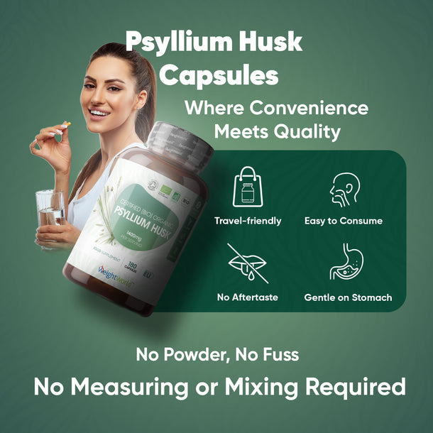 Organic Psyllium Husk Capsules