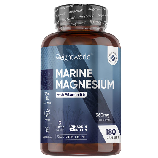 Marine Magnesium + Vitamin B6 Capsules