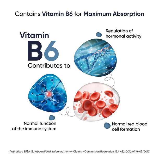 Marine Magnesium + Vitamin B6 Capsules