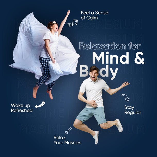 Marine Magnesium + Vitamin B6 Capsules