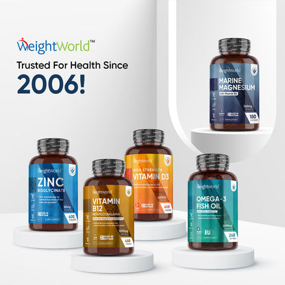 Marine Magnesium + Vitamin B6 Capsules
