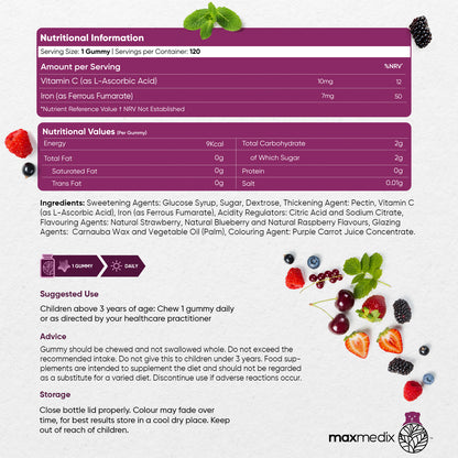 Iron & Vitamin C Gummies for Kids