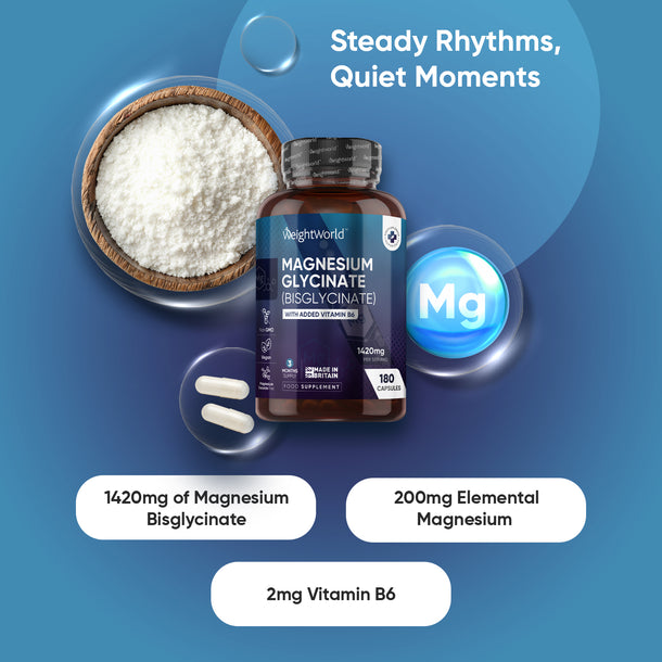 Magnesium Glycinate (Bisglycinate) Capsules