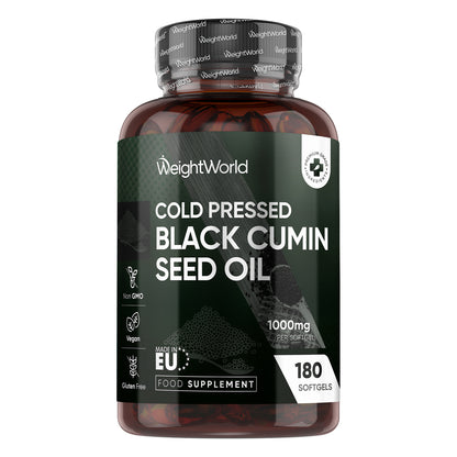 Cold Pressed Black Cumin Seed Oil Softgels