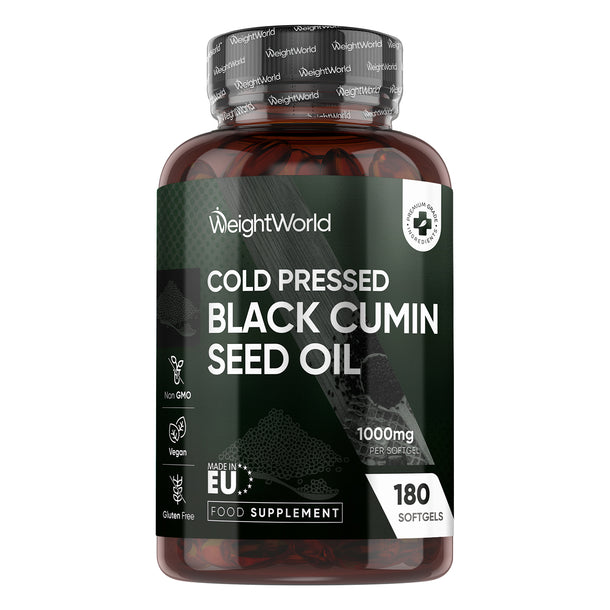 Cold Pressed Black Cumin Seed Oil Softgels