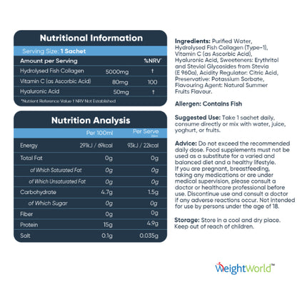 WeightWorld Marine Collagen Liquid Sachets