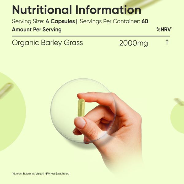 Organic Barley Grass Capsules