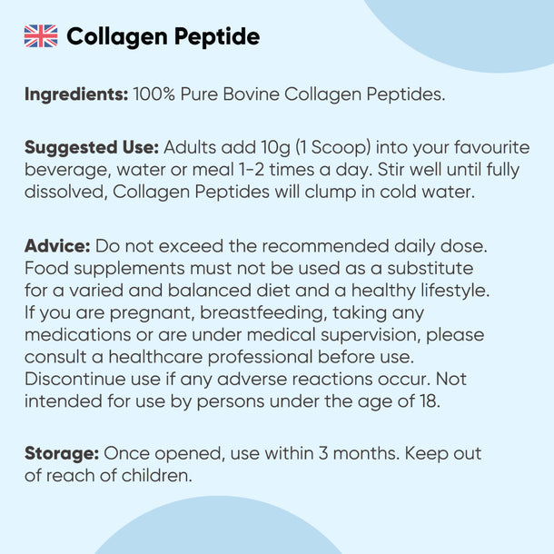 Pure Hydrolysed Collagen Peptides Powder