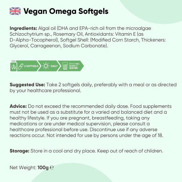 Vegan Omega-3 Softgels