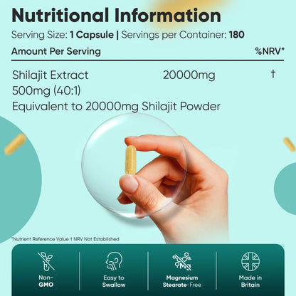 Pure Himalayan Shilajit Capsules