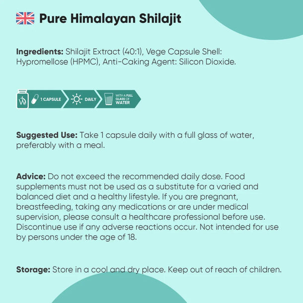Pure Himalayan Shilajit Capsules