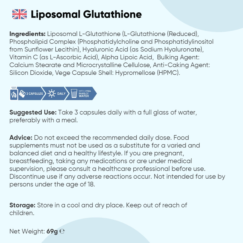 Liposomal L-Glutathione Complex 90 Capsules