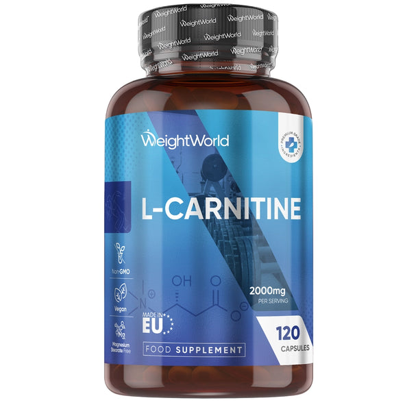 L-Carnitine Capsules | 2000mg 120 Capsules